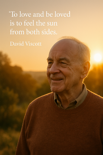 A photographic representation of a saying by David Viscott